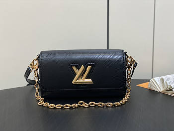 Louis Vuitton LV Twist West Pochette Black 19 x 10.5 x 6.5 cm