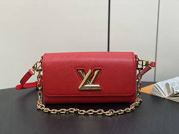 Louis Vuitton LV Twist West Pochette Red 19 x 10.5 x 6.5 cm