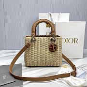 Dior Lady Bag Caramel Wicker 24cm - 1