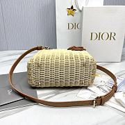 Dior Lady Bag Caramel Wicker 24cm - 4