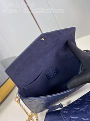 Louis Vuitton LV Félicie Pochette Navy Blue 21 x 12 x 3 cm - 6