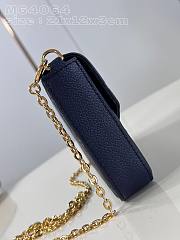 Louis Vuitton LV Félicie Pochette Navy Blue 21 x 12 x 3 cm - 4