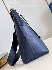 Louis Vuitton LV CarryAll MM Tourterelle Navy Blue 39x30x15cm - 4