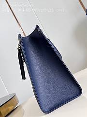 Louis Vuitton LV OnTheGo MM Navy Blue 35 x 27 x 14 cm - 2