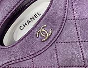 Chanel 31 Bag Purple 20.5x17x3.5cm - 2
