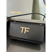 Tom Ford TF Mini Leather Black Crossbody 18x9x3cm - 1