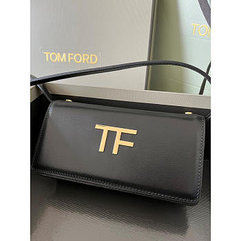 Tom Ford TF Mini Leather Black Crossbody 18x9x3cm