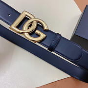 Dolce & Gabbana DG Belt Gold Black 2.5cm - 2