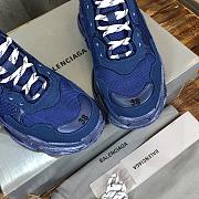 Balenciaga Triple S Clear Sole Sneaker Navy Blue - 2