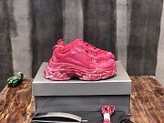 Balenciaga Triple S Sneaker Dark Red - 1