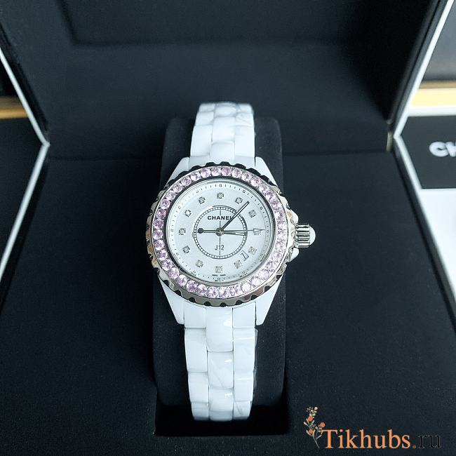 Chanel J12 H2011 Ceramic White Watch 33cm - 1