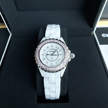 Chanel J12 H2011 Ceramic White Watch 33cm