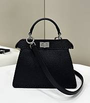 Fendi Peekaboo Iseeu Bag Black 20x11x15cm - 1