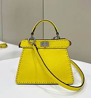 Fendi Peekaboo Iseeu Bag Yellow 20x11x15cm - 1