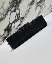 Fendi Baguette Full Grain Black Bag Leather 19.5x4.5x13cm - 5