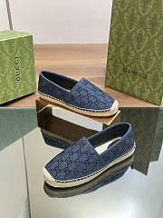 Gucci GG Crystal-embellished Denim Espadrilles - 2