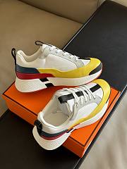 Hermes Hugo Sneaker Multicolore Blanc - 5