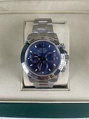 Rolex Cosmograph Daytona White Gold Blue Watch 40mm - 1