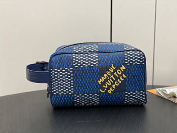 Louis Vuitton LV Locker Dopp Kit Blue 23 x 13 x 12 cm