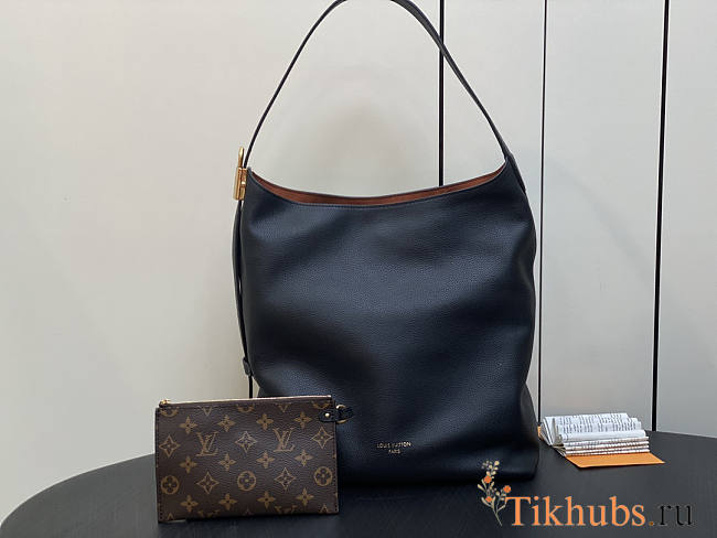 Louis Vuitton LV Low Key Hobo MM Black 31 x 35 x 18 cm - 1