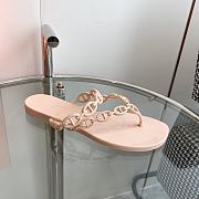 Hermes Pink Slides - 4