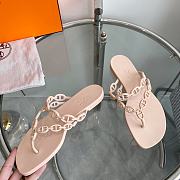 Hermes Pink Slides - 2