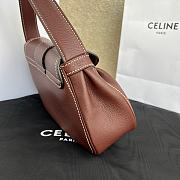 Celine Medium Polly Bag Red Wine 33x19x9cm - 6