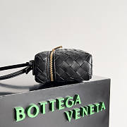 Bottega Veneta Vanity Case Crossbody Bag Black 22x12.5x5cm - 6