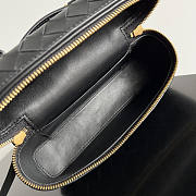 Bottega Veneta Vanity Case Crossbody Bag Black 22x12.5x5cm - 5