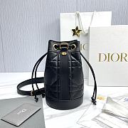 Dior Small Backpack Black Supple Maxicannage 15x25cm - 1