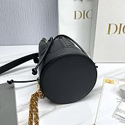Dior Small Backpack Black Supple Maxicannage 15x25cm - 6