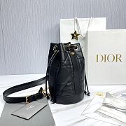 Dior Small Backpack Black Supple Maxicannage 15x25cm - 3