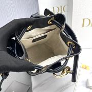 Dior Small Backpack Blue Oblique Jacquard 15 x 25 cm - 2