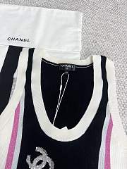 Chanel Black White Tank Top - 4