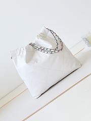 Chanel 22 Handbag Rainbow Metal White 39x42x8cm - 4