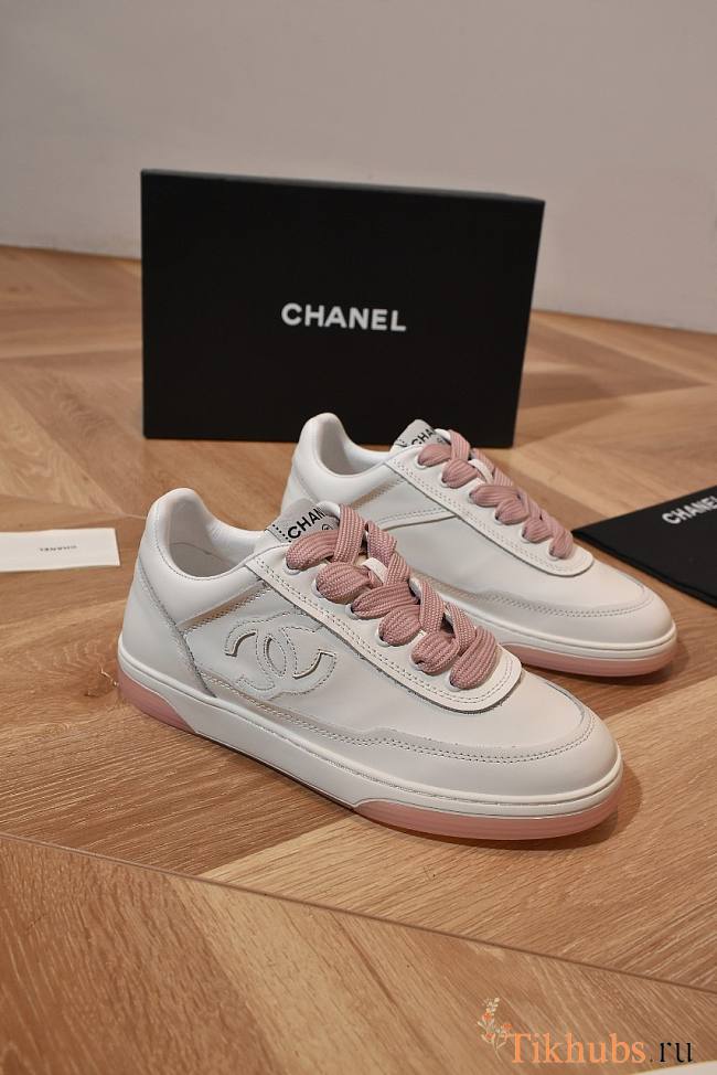 Chanel Sneaker White Pink - 1