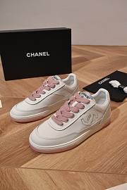 Chanel Sneaker White Pink - 4