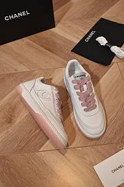 Chanel Sneaker White Pink - 3