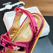 Chanel Pink Metallic Sandal 02 - 5