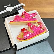 Chanel Pink Metallic Sandal 02 - 3