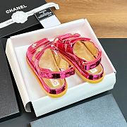 Chanel Pink Metallic Sandal 02 - 2