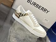 Burberry Check Robin White Sneaker - 4