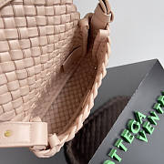 Bottega Veneta Cobble Mini Shoulder Bag Pink 19x17x6cm - 6