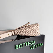 Bottega Veneta Cobble Mini Shoulder Bag Pink 19x17x6cm - 5