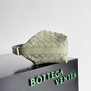 Bottega Veneta Mini Wallace Light Green 23x13x9.5cm - 3