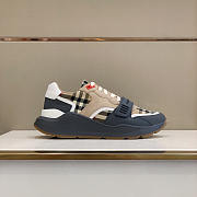 Burberry Ramsey Vintage Check Suede Leather Sneakers  - 5