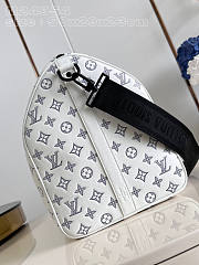 Louis Vuitton LV Keepall Bandoulière 50 G65 White 50 x 29 x 23 cm - 5