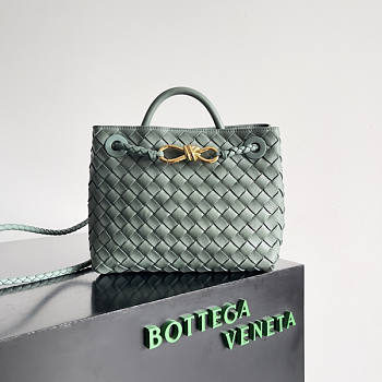 Bottega Veneta Small Andiamo Green Aloe 25x22x10.5cm