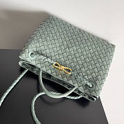 Bottega Veneta Medium Andiamo Green Aloe 32.5x24x12cm - 4