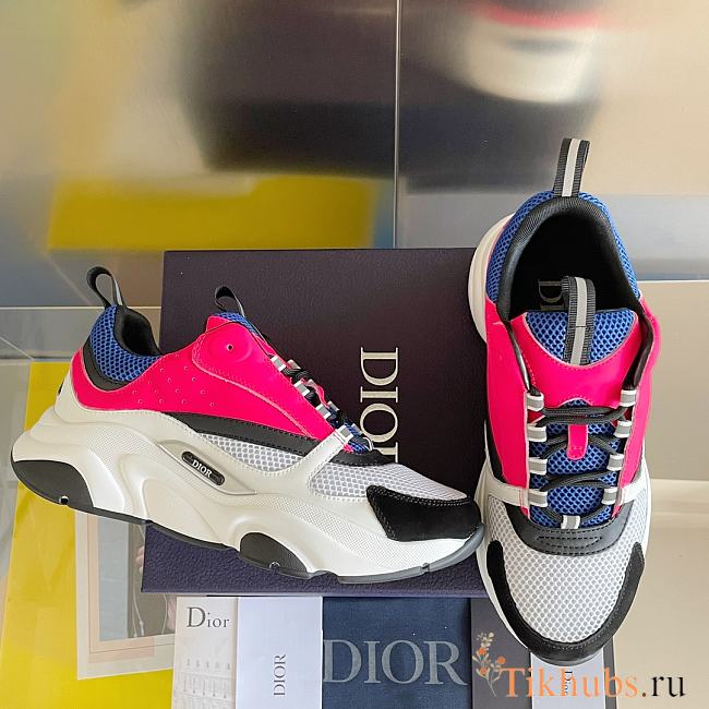 Dior B22 Sneaker Technical Mesh Neon Pink - 1